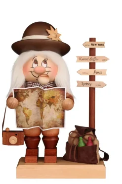 Christian Ulbricht Bestseller | Räuchermännchen*Räuchermännchen Wichtel Weltenbummler, 30 cm von