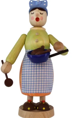 Richard Glässer GmbH Räuchermännchen*Räuchermännchen Witwe Bolte, 17 cm von Richard Glässer