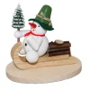 Zenker Miniaturen | Holzfiguren & Dekofiguren*Schneemann auf Holzschlitten, 8 cm von Ralf