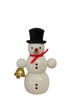 SEIFFENcom by Nestler GmbH Neuheiten | Weihnachtsfiguren*Schneemann mit Glocke, 6 cm von SEIFFEN.COM