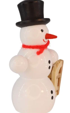 SEIFFENcom by Nestler GmbH Neuheiten | Weihnachtsfiguren*Schneemann mit Schlitten, stehend von SEIFFEN.COM