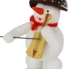 Zenker Holzfiguren & Dekofiguren*Schneemann Musikant mit Fiedel, , 8 cm von Ralf