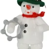 Zenker Holzfiguren & Dekofiguren*Schneemann Musikant mit Tambourin, , 8 cm von Ralf