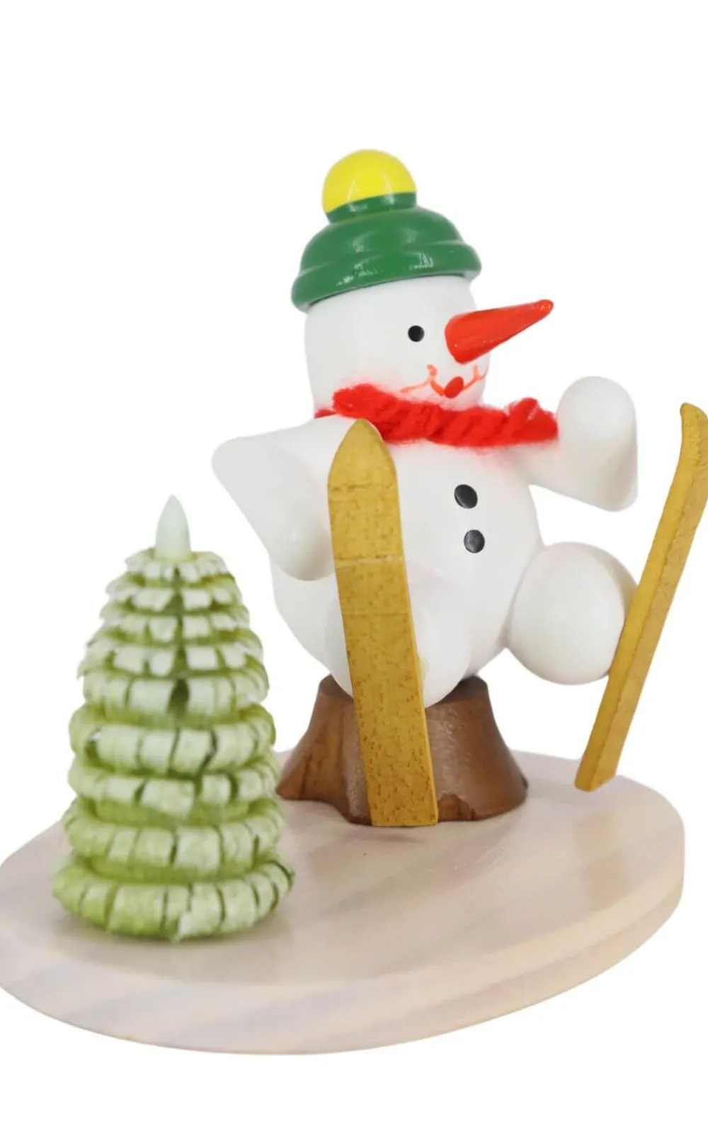 Zenker Holzfiguren & Dekofiguren*Schneemann Ski-Unfall, 7 cm von Ralf