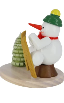 Zenker Holzfiguren & Dekofiguren*Schneemann Ski-Unfall, 7 cm von Ralf