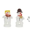 Zenker Holzfiguren & Dekofiguren*Schneemannkapelle mit Jazztrompete, Sängerin, Tambourin, Melodica von Ralf