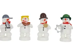 Zenker Holzfiguren & Dekofiguren*Schneemannkapelle mit Jazztrompete, Sängerin, Tambourin, Melodica von Ralf