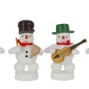 Zenker Holzfiguren & Dekofiguren*Schneemannkapelle mit Panflöte, Mundharmonika, Gitarre, Xylophon von Ralf