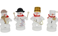Zenker Holzfiguren & Dekofiguren*Schneemannkapelle mit Tuba, Fanfare, Triangel, Pauke von Ralf