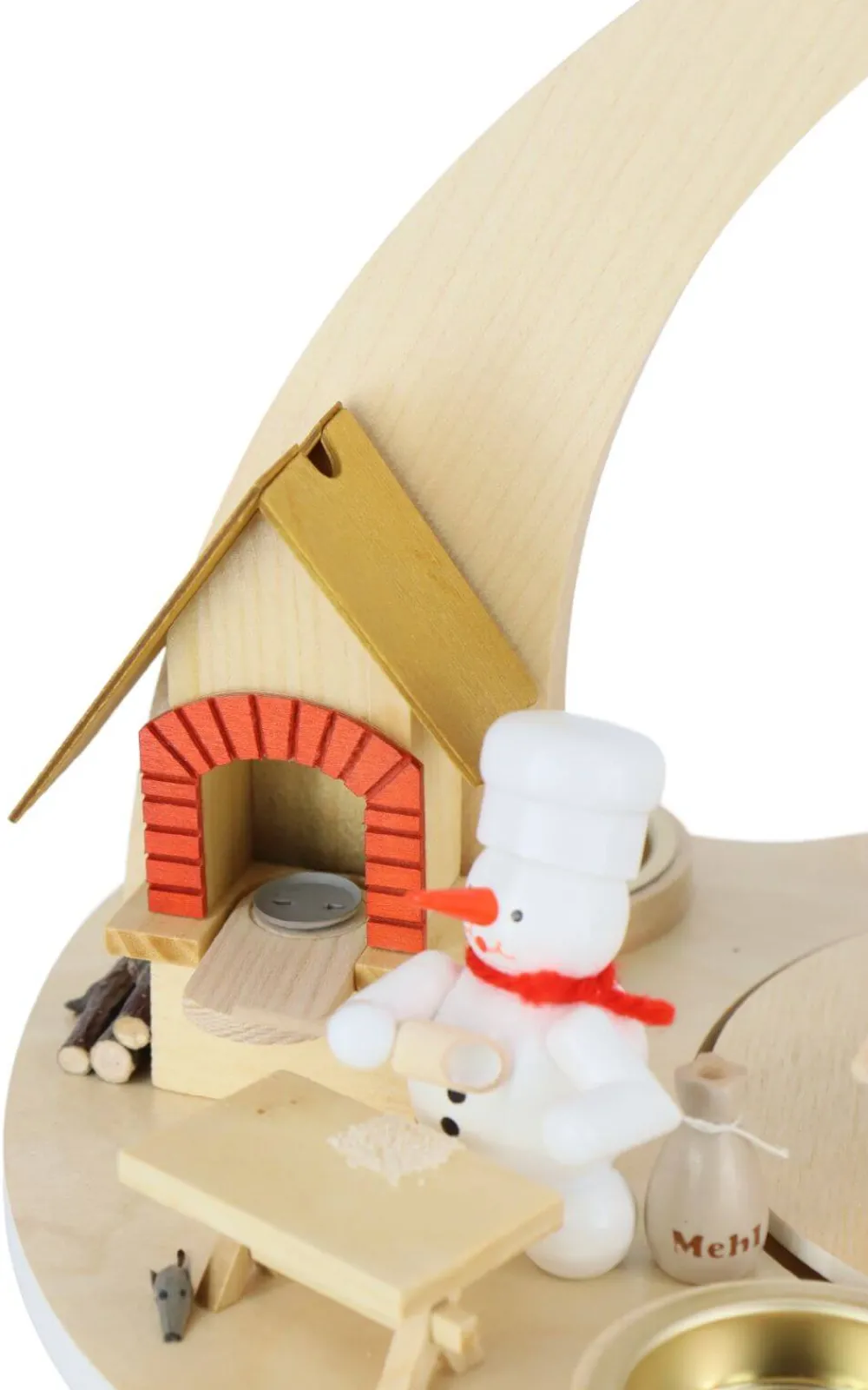 Zenker Neuheiten | Weihnachtspyramiden*Schneemannpyramide Weihnachtsbäckerei, 27 cm von Ralf