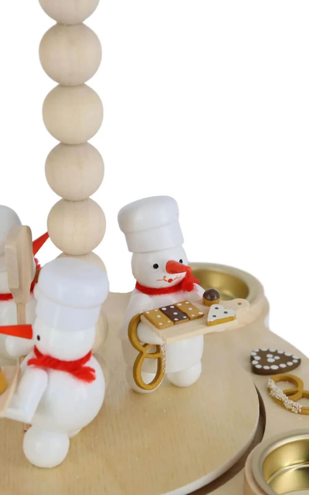 Zenker Neuheiten | Weihnachtspyramiden*Schneemannpyramide Weihnachtsbäckerei, 27 cm von Ralf