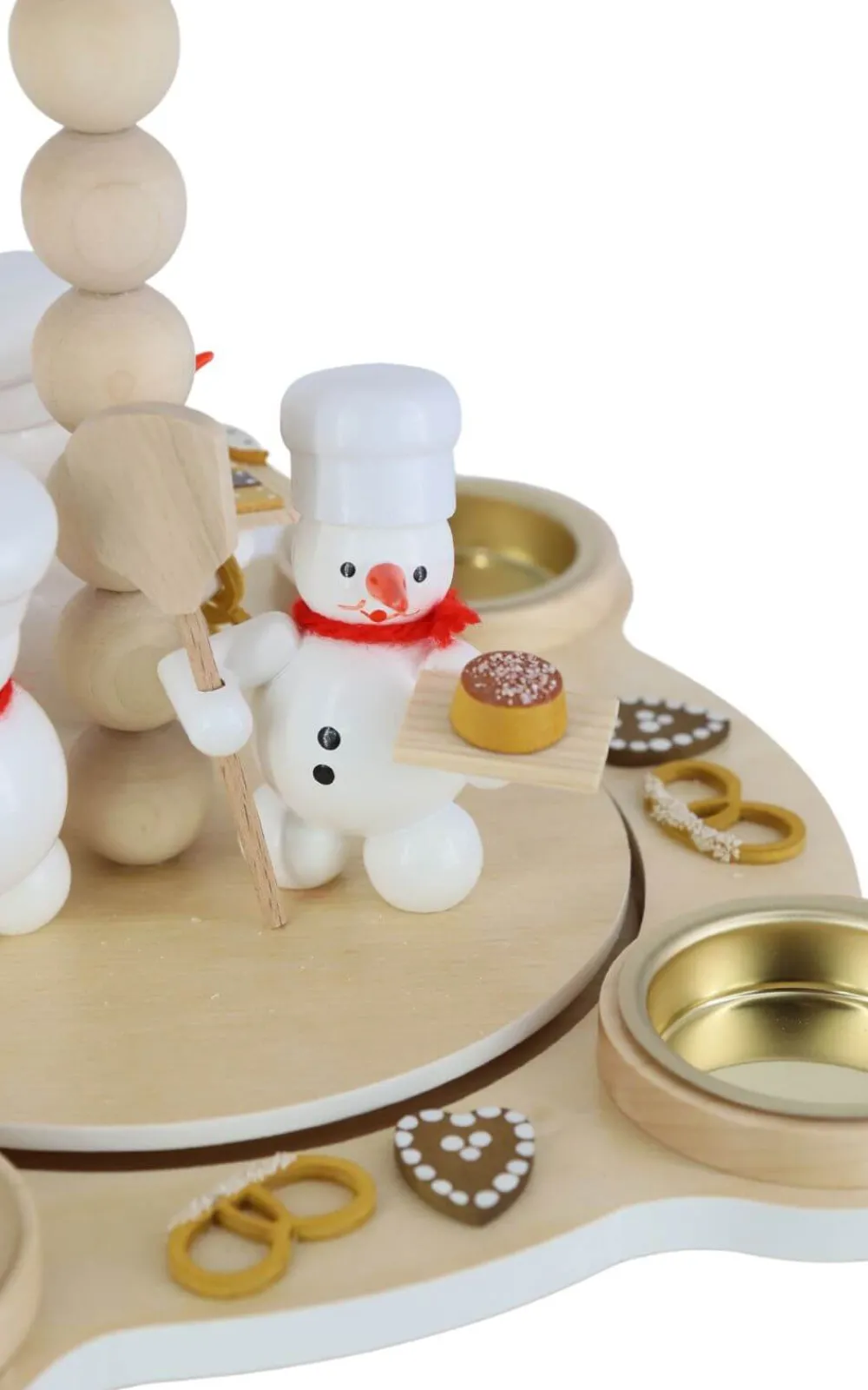 Zenker Neuheiten | Weihnachtspyramiden*Schneemannpyramide Weihnachtsbäckerei, 27 cm von Ralf