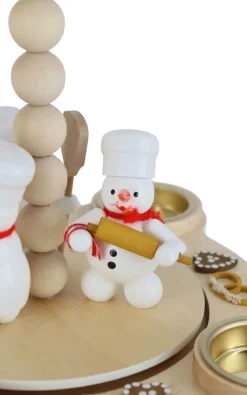 Zenker Neuheiten | Weihnachtspyramiden*Schneemannpyramide Weihnachtsbäckerei, 27 cm von Ralf