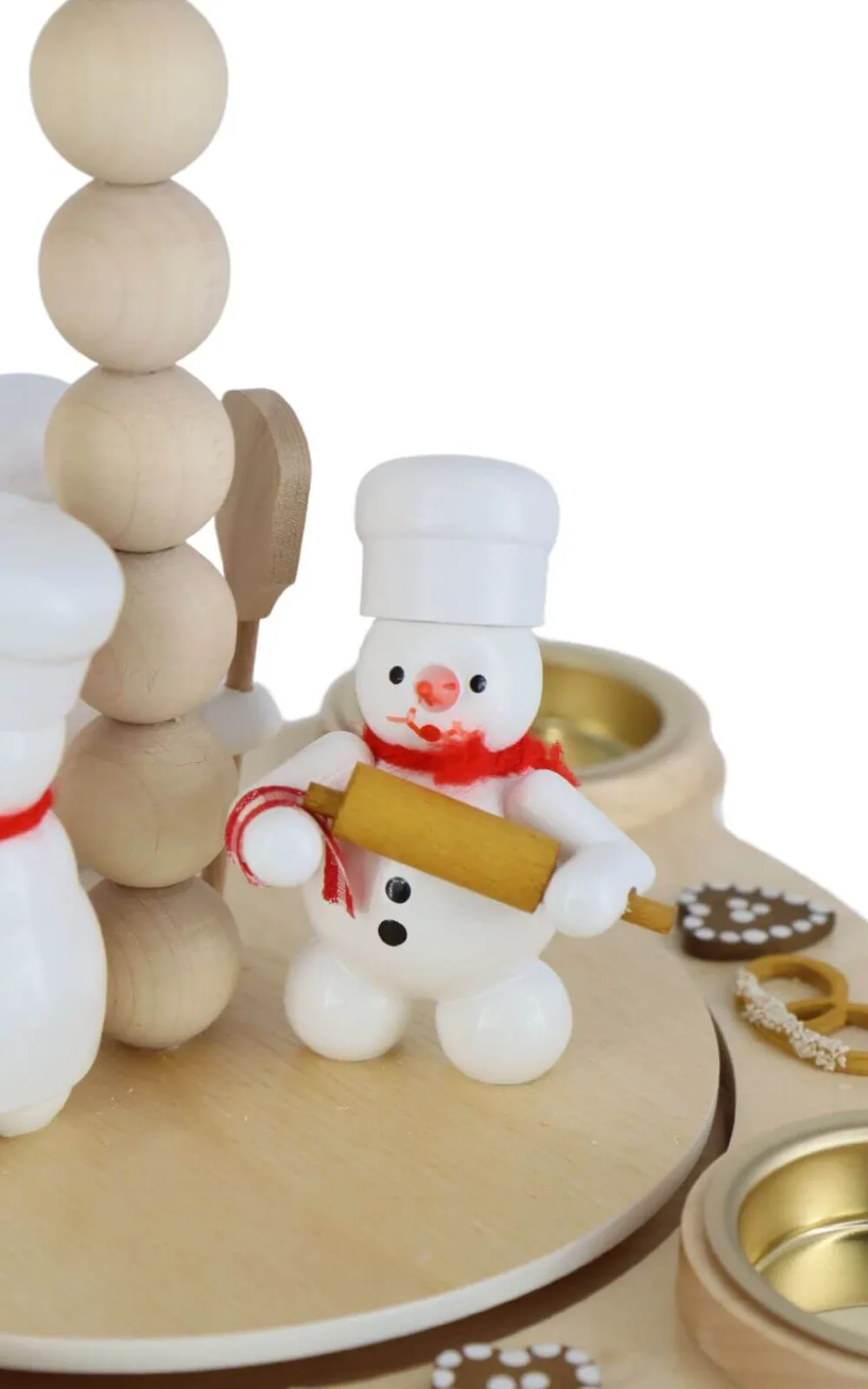 Zenker Neuheiten | Weihnachtspyramiden*Schneemannpyramide Weihnachtsbäckerei, 27 cm von Ralf