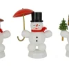 Zenker Holzfiguren & Dekofiguren*Schneemanntrio I, , 5 cm von Ralf