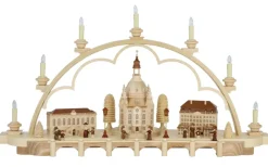 Müller Kleinkunst Einzelstücke | Schwibbogen*Schwibbogen Alt Dresden, 80 cm von