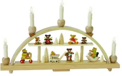Richard Glässer GmbH Schwibbogen*Schwibbogen Bärenkinder, 48 cm von Richard Glässer