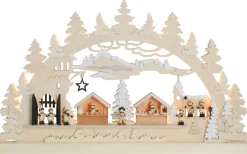 Romy Thiel Schwibbogen*Schwibbogen Burgweihnacht, 63 cm von