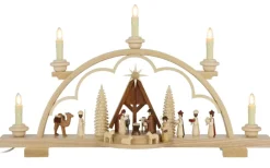 Müller Kleinkunst Neuheiten | Bestseller*Schwibbogen Christi Geburt mit Krippe, 57 cm von