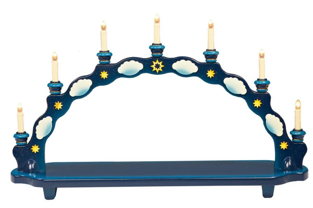 Hubrig Volkskunst Schwibbogen*Schwibbogen für Weihnachtsengel, 75 cm von