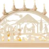 KWO Bestseller | Schwibbogen*Schwibbogen Heilige Familie mit Königen, 65 cm von