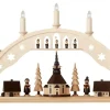 Spielwarenmacher Günther Bestseller | Schwibbogen*Schwibbogen Seiffener Kirche gotisch, 53 cm von