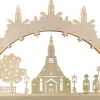 Weigla Holzkunst Neuheiten | Schwibbogen*Schwibbogen Seiffener Kirche von Weigla