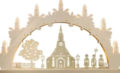 Weigla Holzkunst Neuheiten | Schwibbogen*Schwibbogen Seiffener Kirche von Weigla