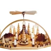 Spielwarenmacher Günther Schwibbogen*Schwibbogen Weihnachtsberg mit Pyramide von