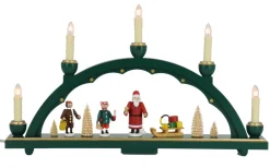 Richard Glässer GmbH Schwibbogen*Schwibbogen Weihnachtsmann, 48 cm von Richard Glässer