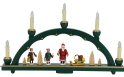 Richard Glässer GmbH Schwibbogen*Schwibbogen Weihnachtsmann, 48 cm von Richard Glässer