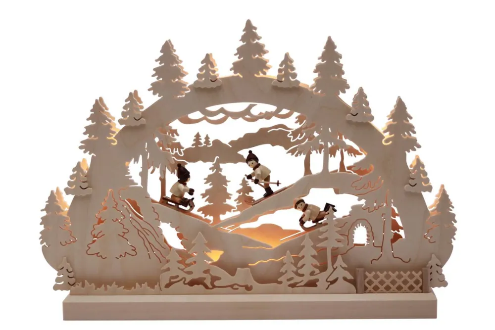Romy Thiel Bestseller | Schwibbogen*Schwibbogen Winterlandschaft, 42 cm von