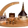 SEIFFENcom by Nestler GmbH Neuheiten*Sockelbrett Seiffener Dorf und Kurrende mit Sternenhimmel von SEIFFEN.COM