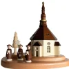 SEIFFENcom by Nestler GmbH Neuheiten*Sockelbrett Seiffener Kirche mit Kurrende von SEIFFEN.COM