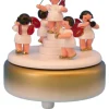 Figurenland Uhlig GmbH Spieluhr / Spieldose*Spieluhr - 5 Weihnachtsengel mit roten Flügeln von