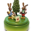 Figurenland Uhlig GmbH Spieluhr / Spieldose*Spieluhr mit Osterhasen und Wiege von