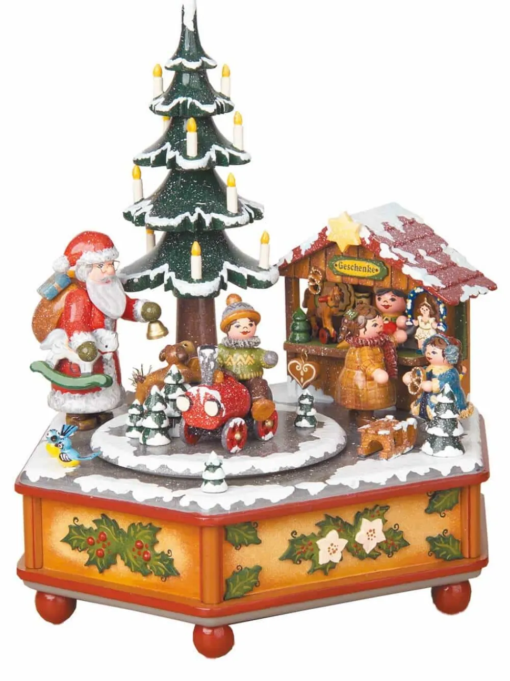 Hubrig Volkskunst Spieluhr / Spieldose*Spieluhr Weihnachtszeit Melodie: Leise rieselt der Schnee von