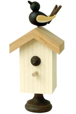Robbi Weber Neuheiten | Holzspielzeug*Starhaus mit Singvogel, natur von