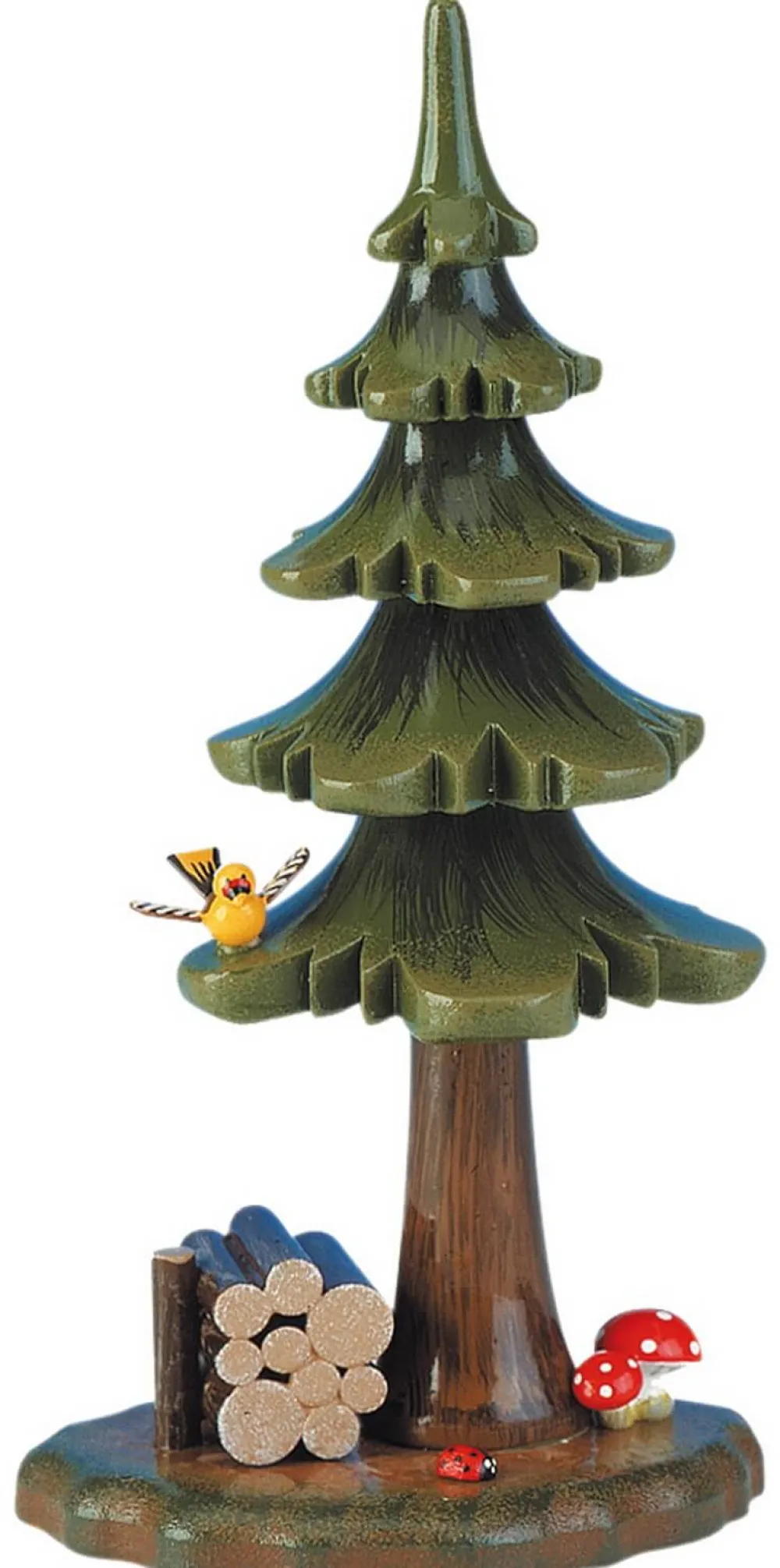 Hubrig Volkskunst Neuheiten | Holzfiguren & Dekofiguren*Tannenbaum mit Stamm, 16 cm, von