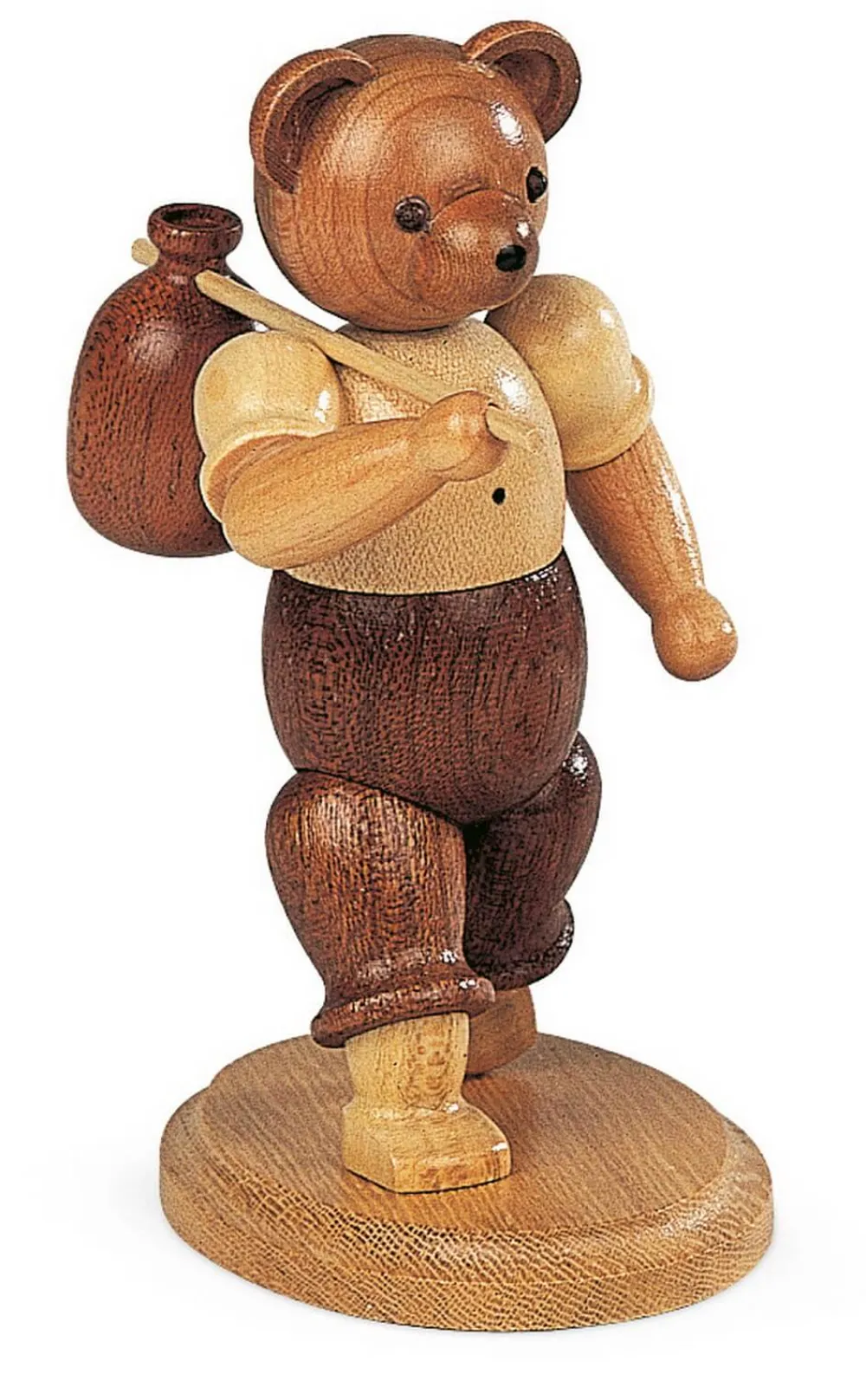 Müller Kleinkunst Holzfiguren & Dekofiguren*Teddy - Wandersmann, , 14 cm von