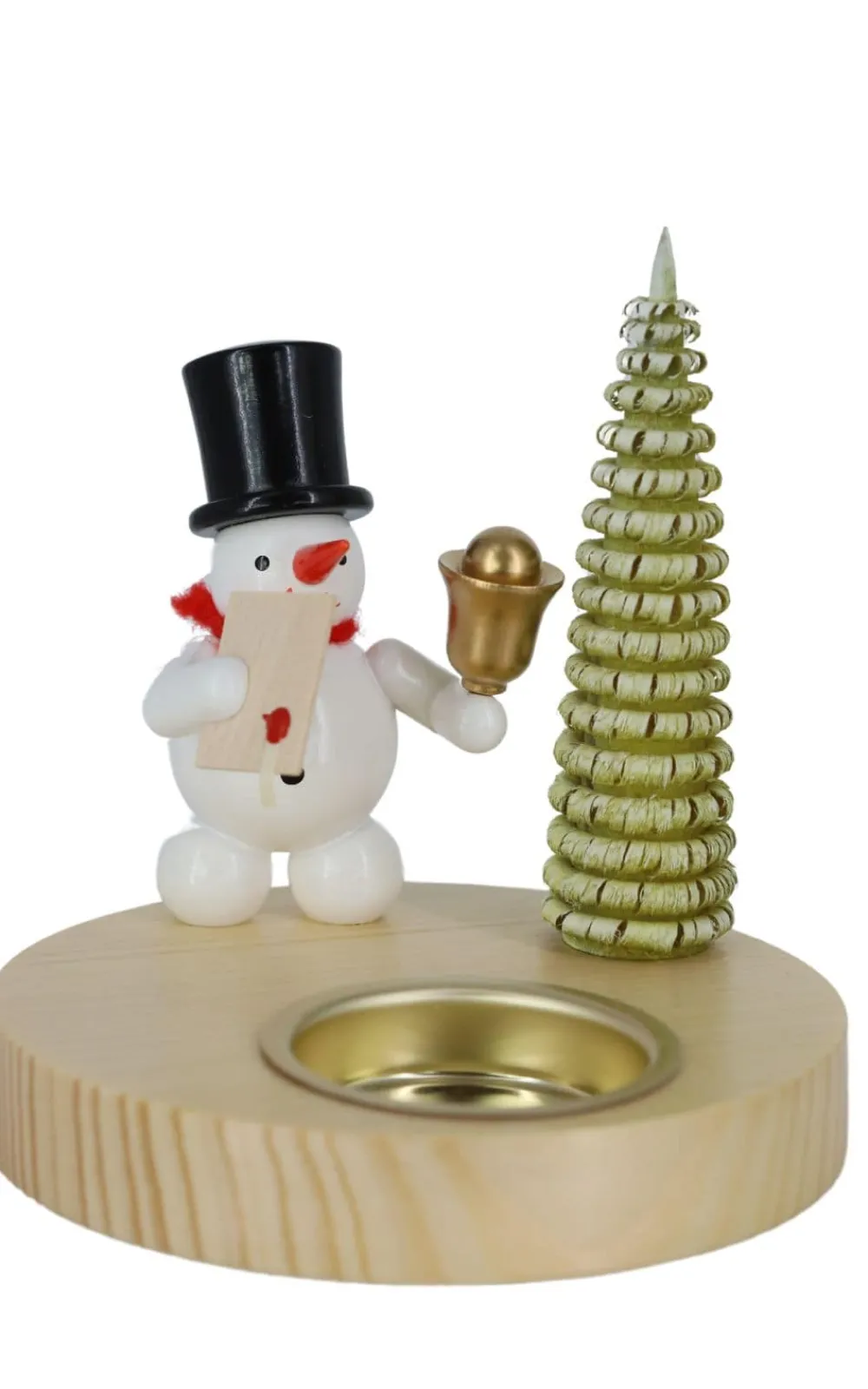 Zenker Kerzenhalter Weihnachten*Teelichthalter Schneemann Ausrufer, , 10 cm von Ralf