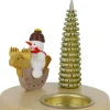 Zenker Kerzenhalter Weihnachten*Teelichthalter Schneemann mit Elch, farbig, 10 cm von Ralf