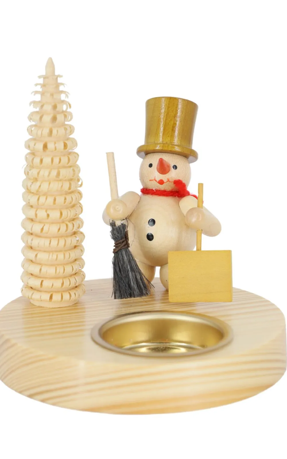 Zenker Kerzenhalter Weihnachten*Teelichthalter Schneemann mit Schippe, , 10 cm von Ralf