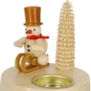 Zenker Kerzenhalter Weihnachten*Teelichthalter Schneemann auf Schlitten, , 10 cm von Ralf