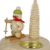 Zenker Neuheiten | Kerzenhalter Weihnachten*Teelichthalter Schneemann mit Ski, , 10 cm von Ralf