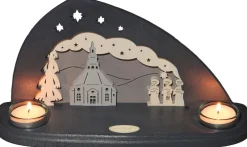 Weigla Holzkunst Kerzenhalter Weihnachten*Teelichthalter Seiffen von Weigla