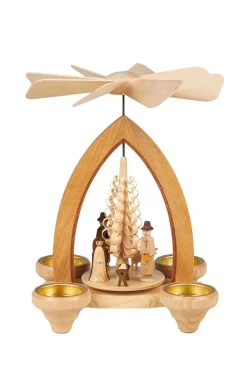 Heinz Lorenz Neuheiten | Teelichtpyramiden*Teelichtpyramide Christi Geburt, 26 cm von