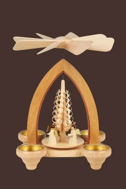 Heinz Lorenz Neuheiten | Teelichtpyramiden*Teelichtpyramide mit Engel, 26 cm von