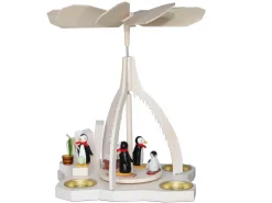 Zenker Weihnachtspyramiden*Teelichtpyramide Pinguine auf Eisscholle, 26 cm von Ralf