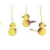 SEIFFENcom by Nestler GmbH Frühlingsdeko*Vögel zum Hängen, 5 Stück, gelb/braun von SEIFFEN.COM